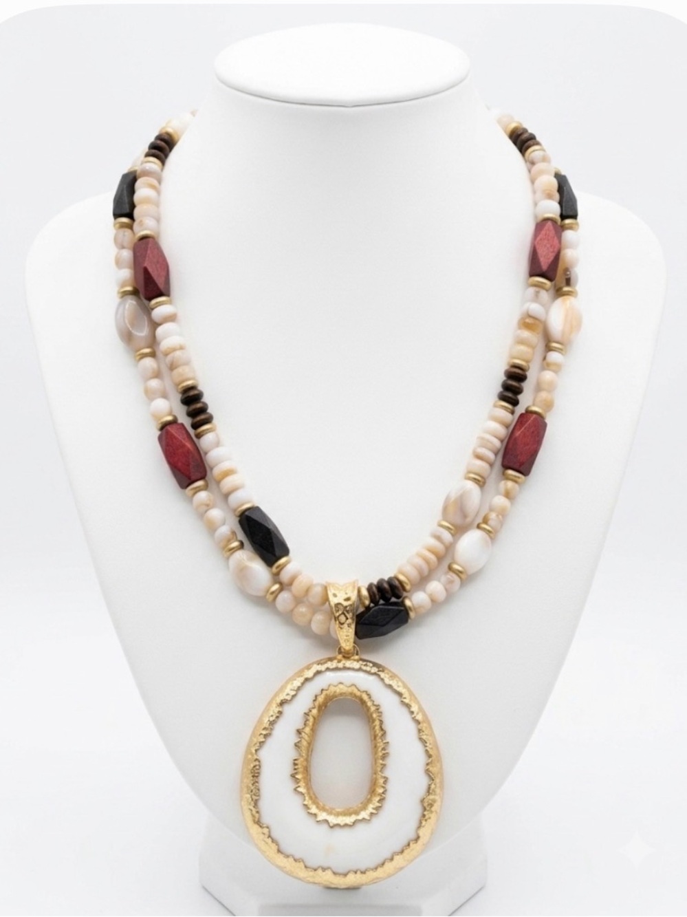 NWT ⚜️🤎⚜️ ATTERRI Bohemian Statement Necklace